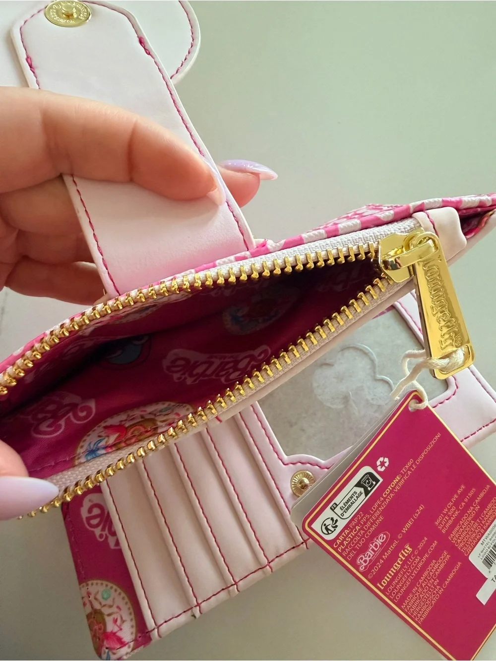 Loungefly Barbie The Movie Logo Bifold Wallet